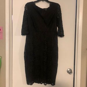 LBD Thalia black lace dress
